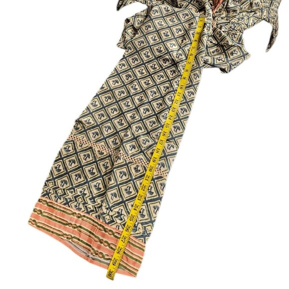 Farm Rio x Anthropologie V-Neck Wide Leg Mushroom Print Jumpsuit Size S, NWT - Picture 5 of 11